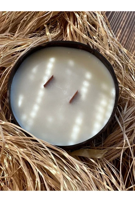 Hindistan Cevizi Kabuğunda Soya Wax Mumu Büyük Boy